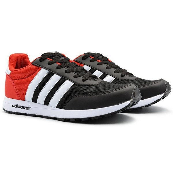 Adidas neo hotsell azul e vermelho