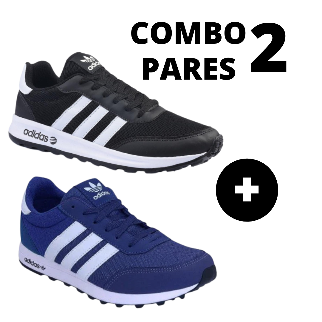 Adidas neo clearance preto e azul